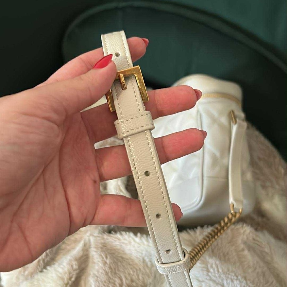 Saint Laurent Cream Quilted crossbody - Picture 4 of 6